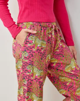 Bagheera - Lightweight Flannel PJ Pants - Hot Pink