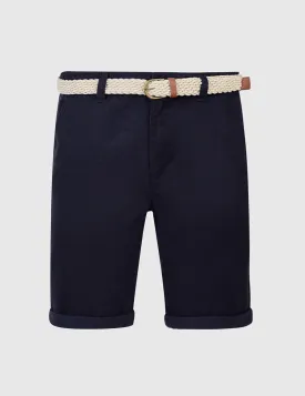 Bellfield Francis Chino Shorts - Navy Blue