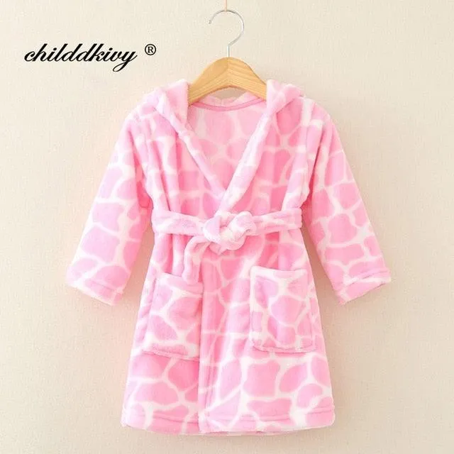 Boys and girls Flannel pajamas/Rob for Winter - Sleepwear/Robe