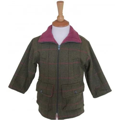 British Country Collection Girls Tweed Jacket