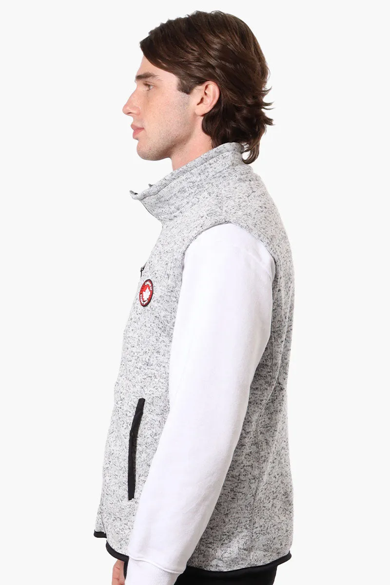 Canada Weather Gear Full Zip Fleece Vest - Grey