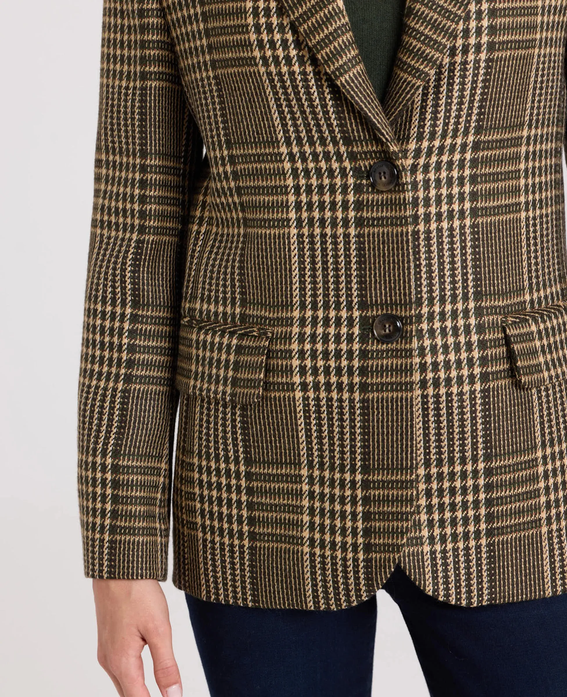 Carol Oversized Check Blazer