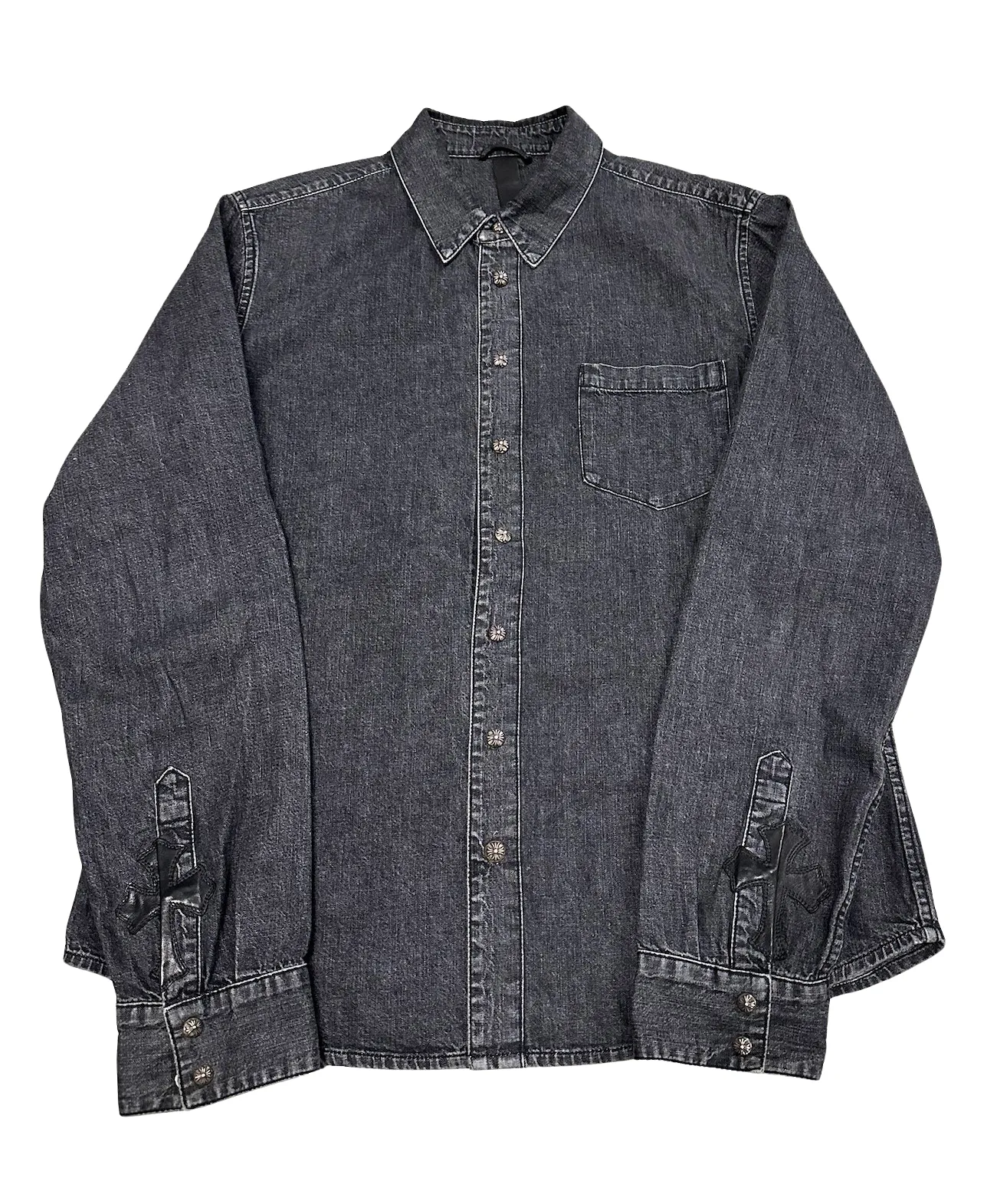 Chrome Hearts Selvedge Denim Overshirt