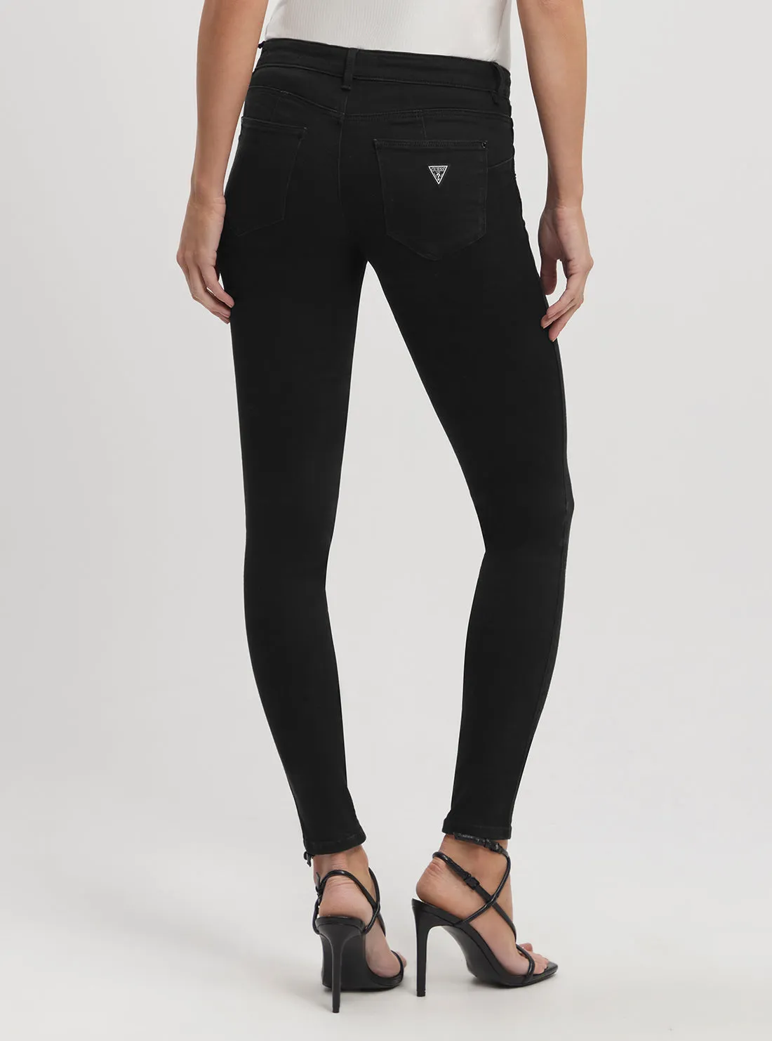 Curve X Mid-Rise Skinny Jeans in Dark Wash