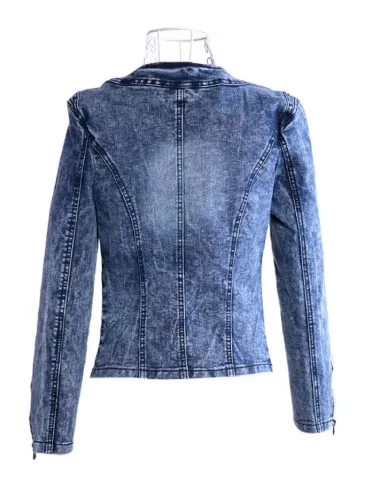 Denim Jacket with Sequins