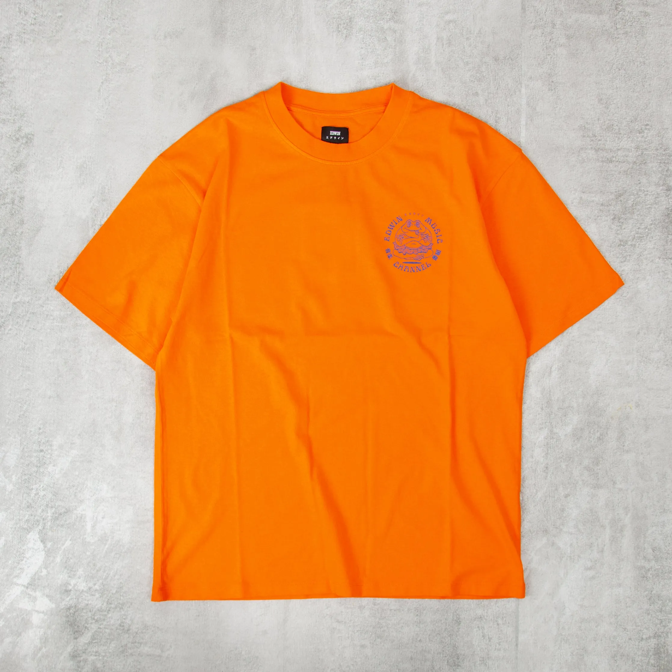 Edwin Music Channel S/S Tee - Orange