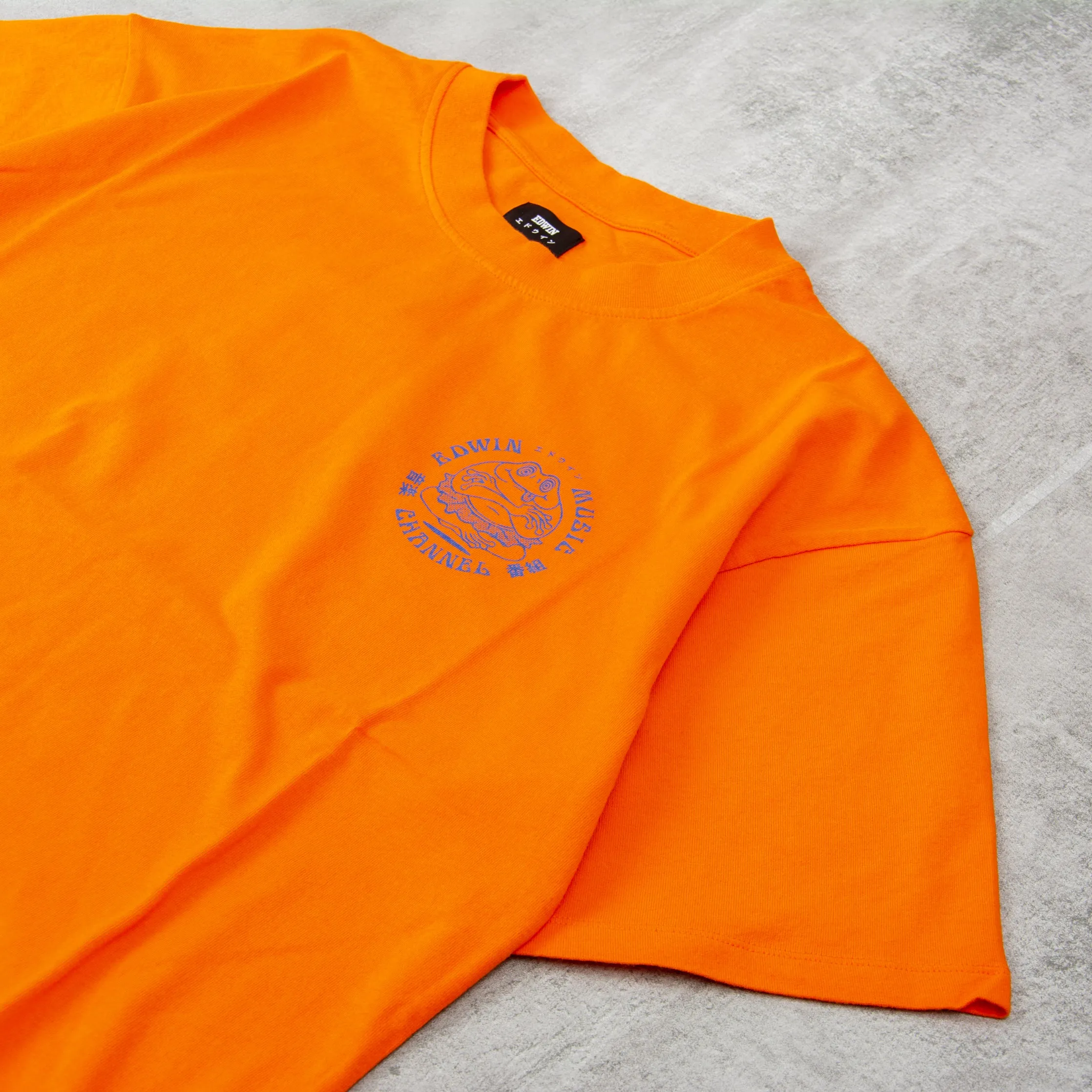 Edwin Music Channel S/S Tee - Orange