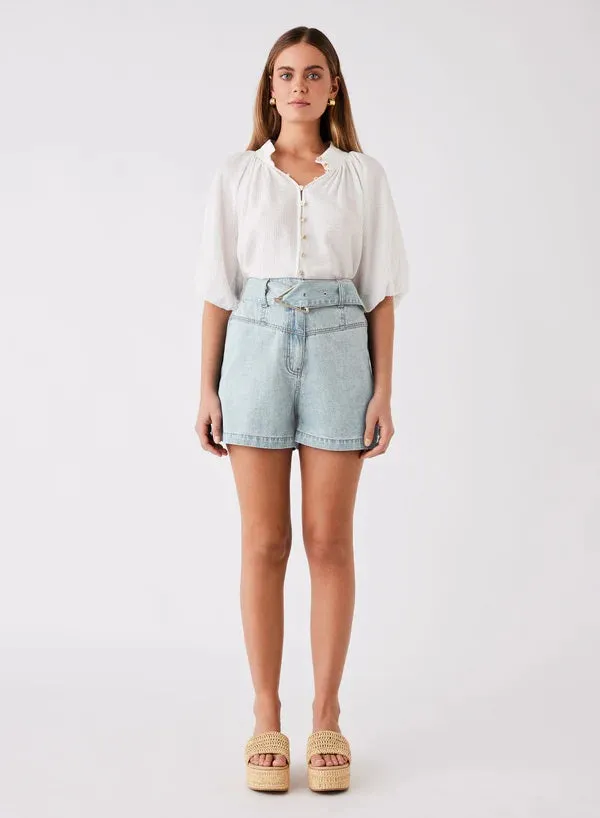 Esmaee Seaside Denim Short