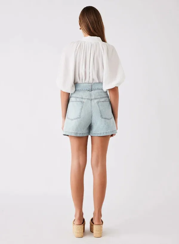 Esmaee Seaside Denim Short