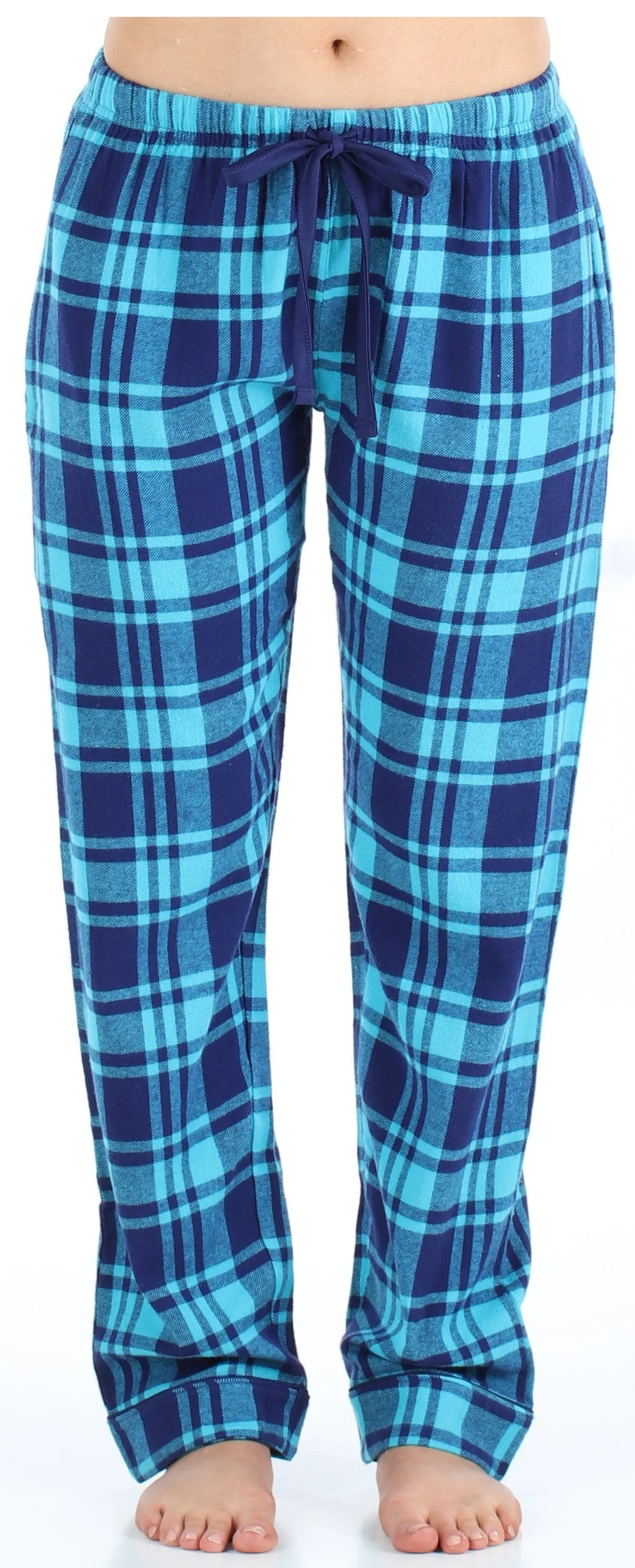 Frankie & Johnny Women’s Cotton Flannel Plaid Pajama Sleep Pants