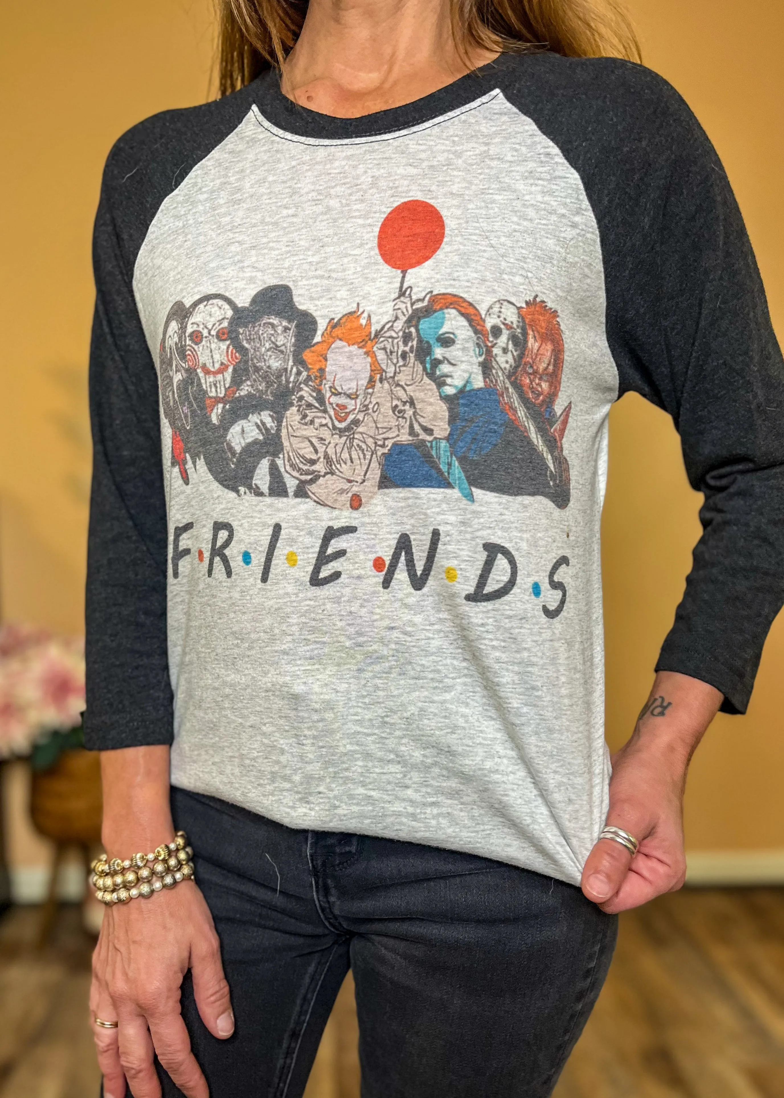 Halloween FRIENDS Raglan Top