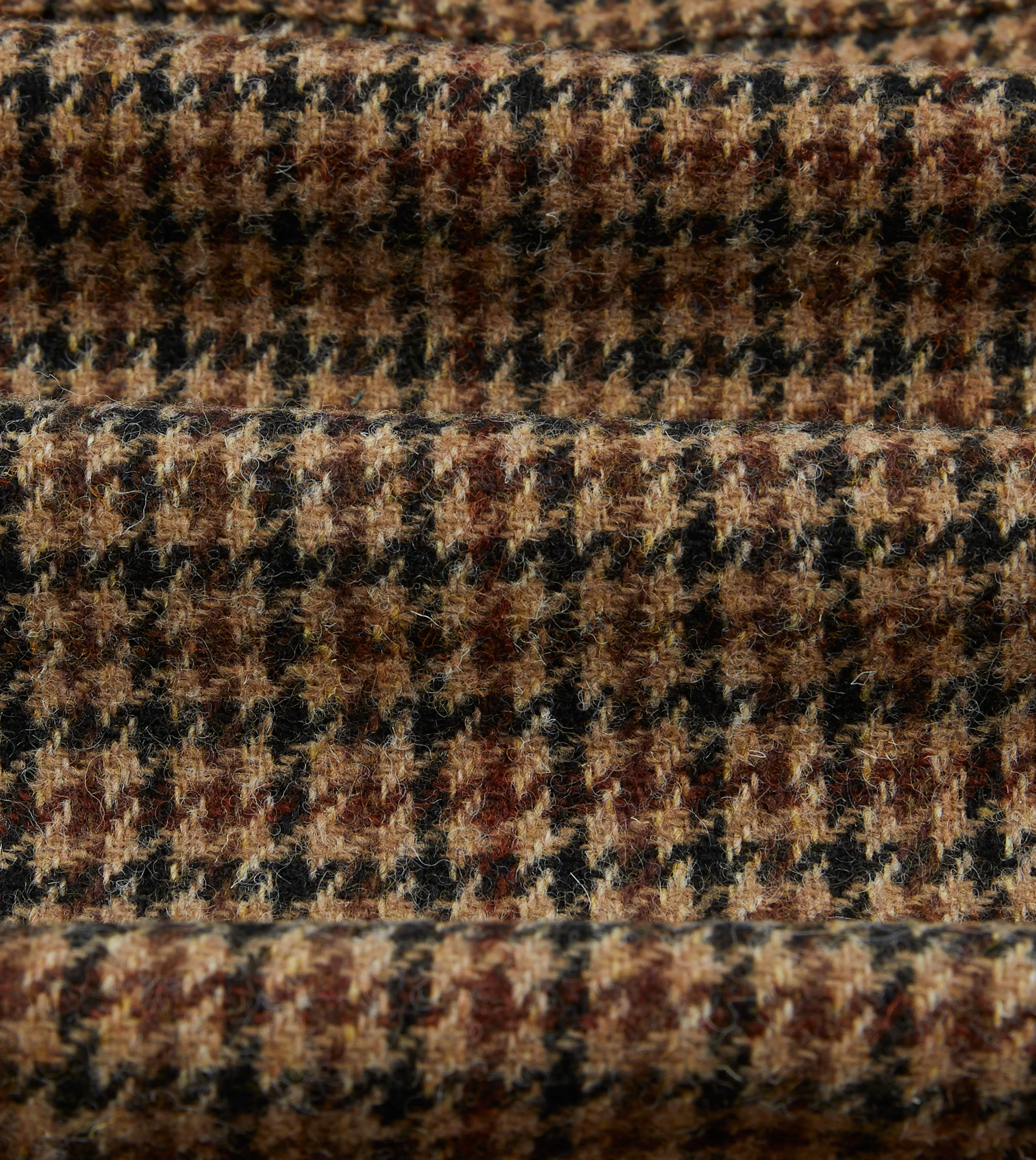 Houndstooth Check Harris Tweed Donkey Jacket