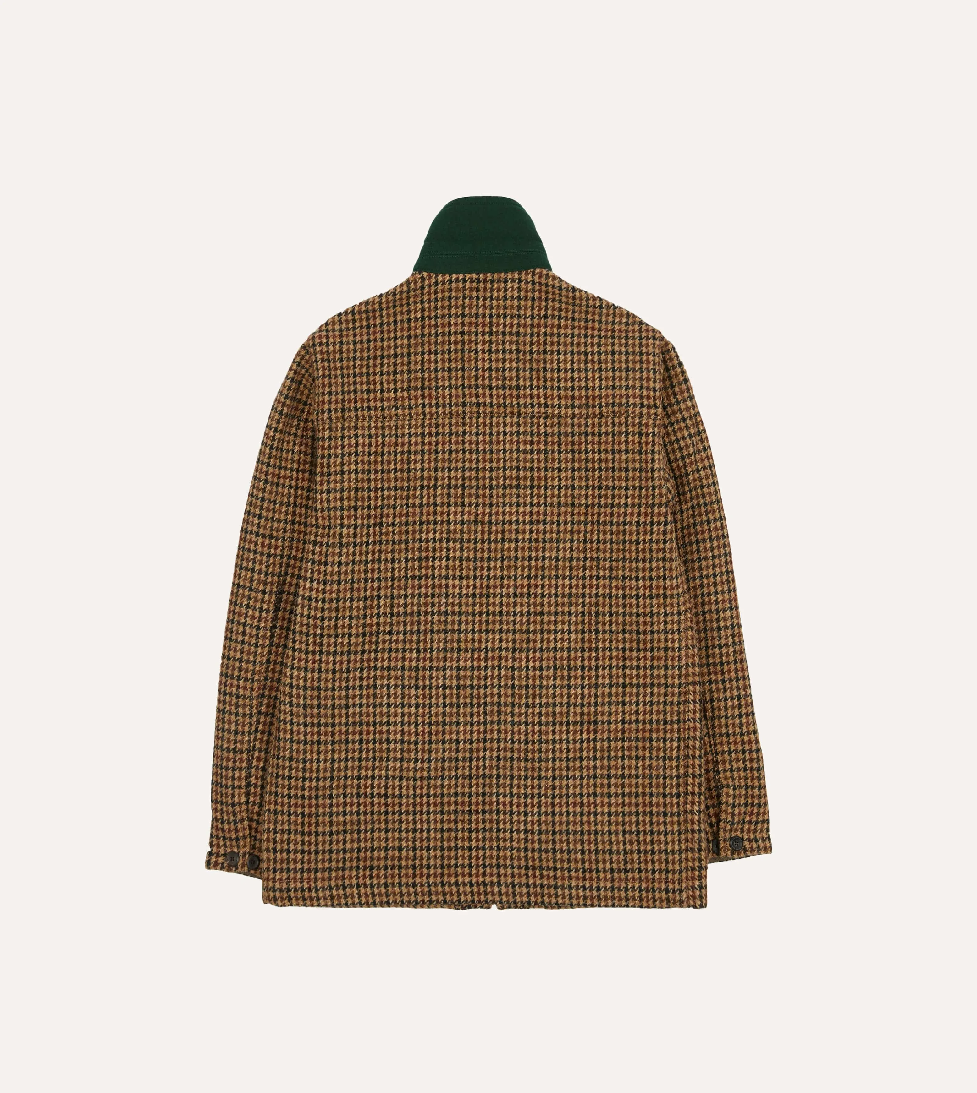 Houndstooth Check Harris Tweed Donkey Jacket