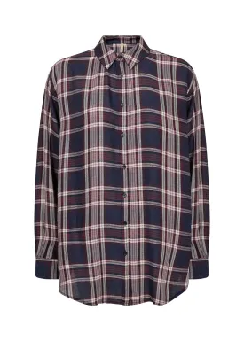 Inga 2 Flannel - Navy