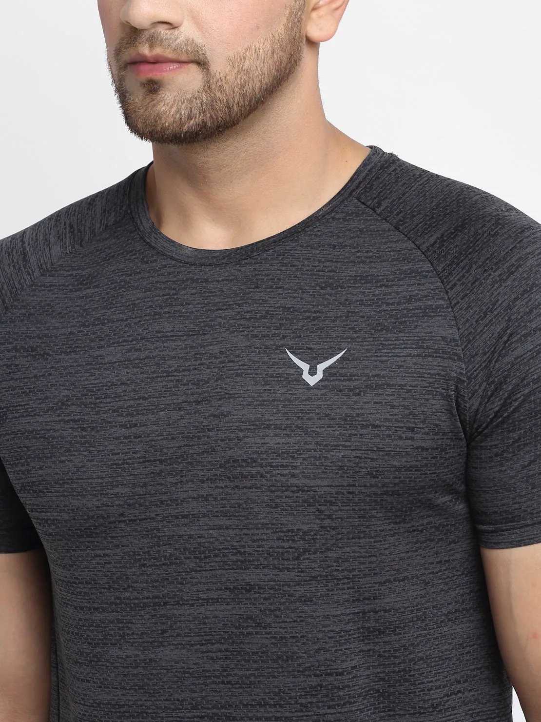 Invincible Men’s Fitness Jacquard Tee