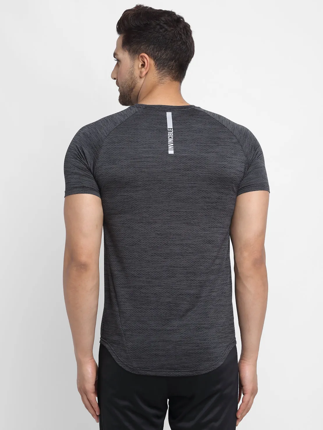 Invincible Men’s Fitness Jacquard Tee