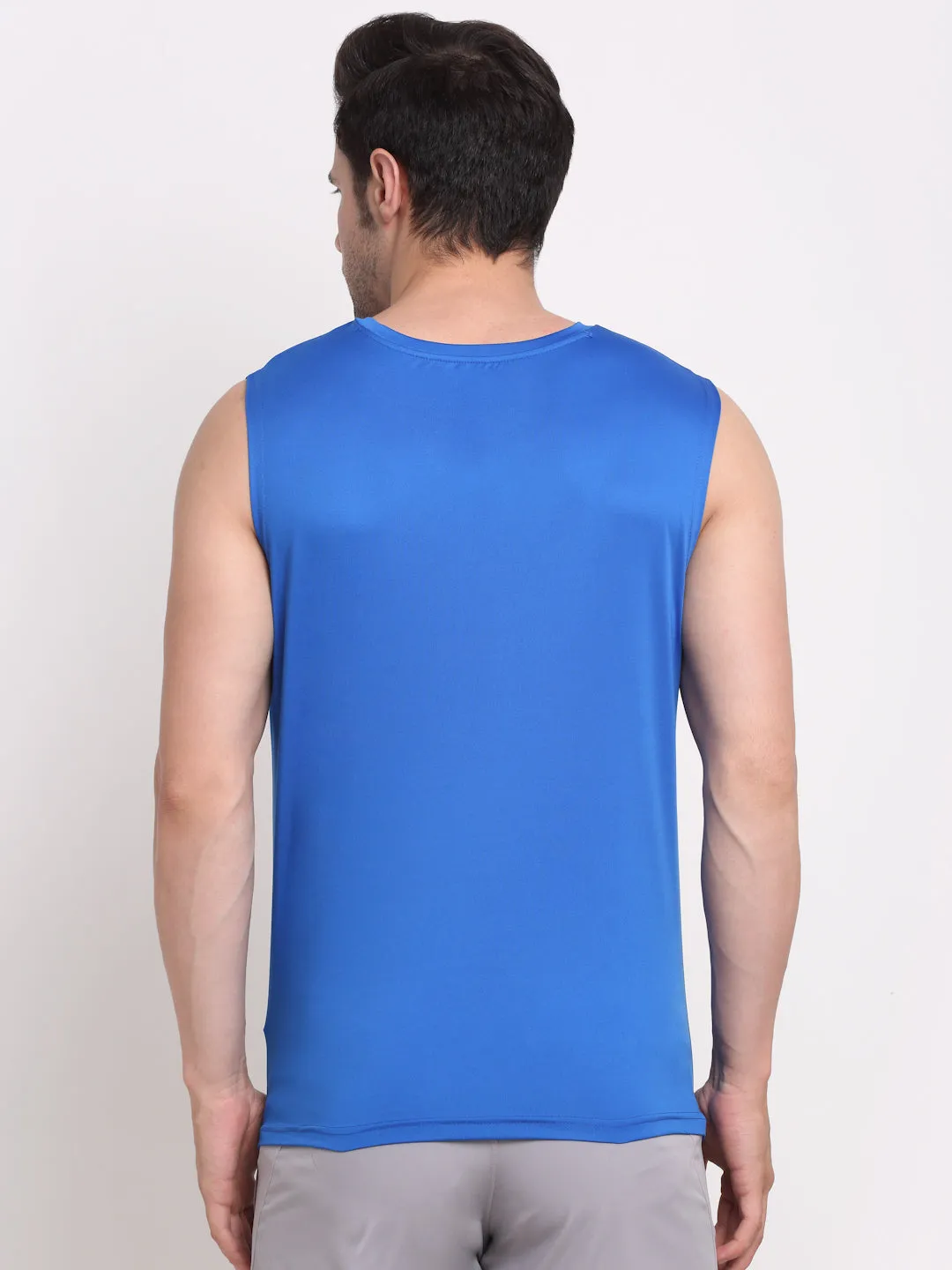 Invincible Men's Sleeveless Tee With Detail