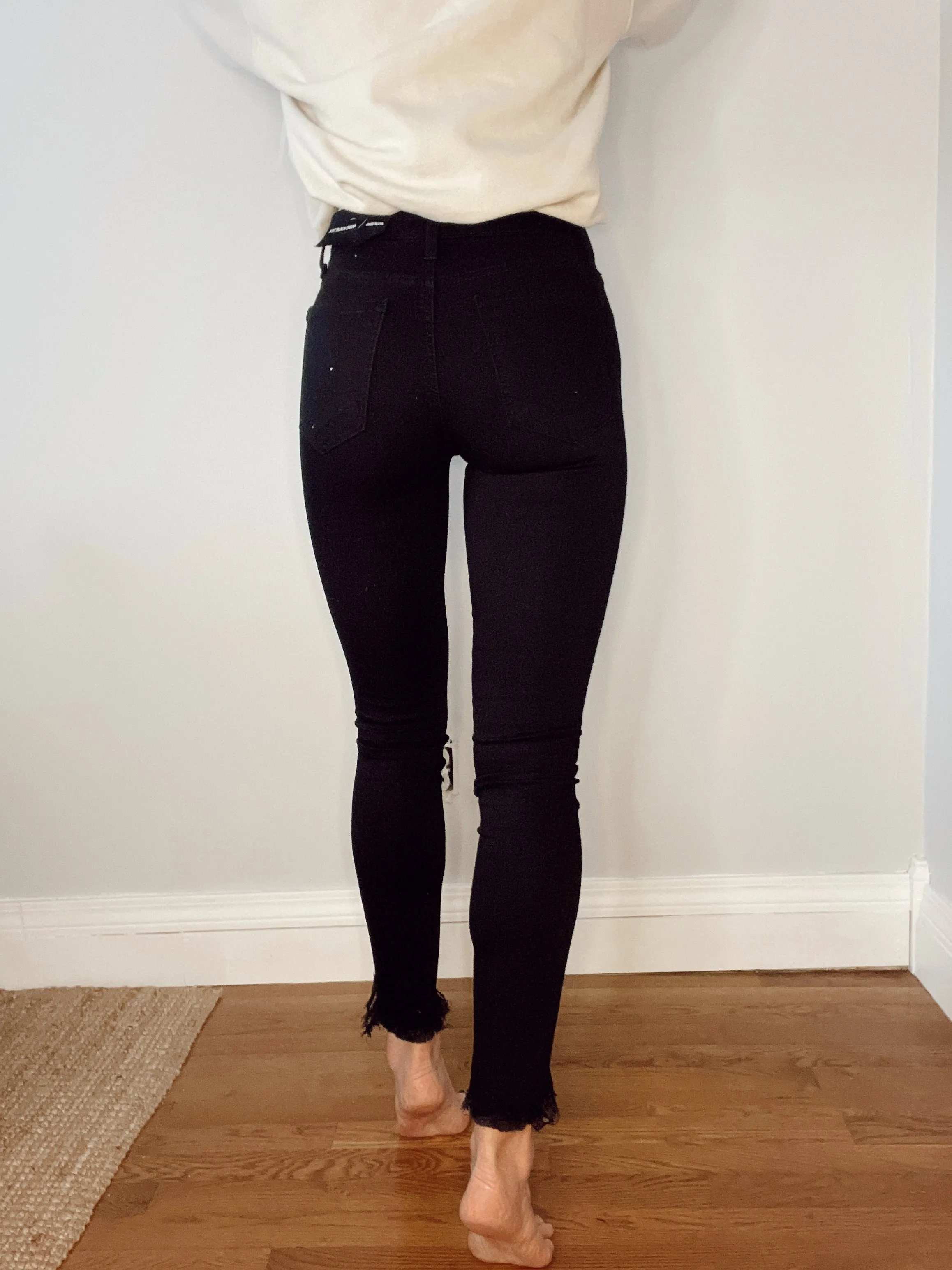 Just Black High Rise Skinny Jeans