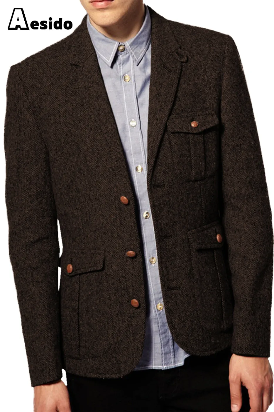 Men's Suit Single Breasted Blazer