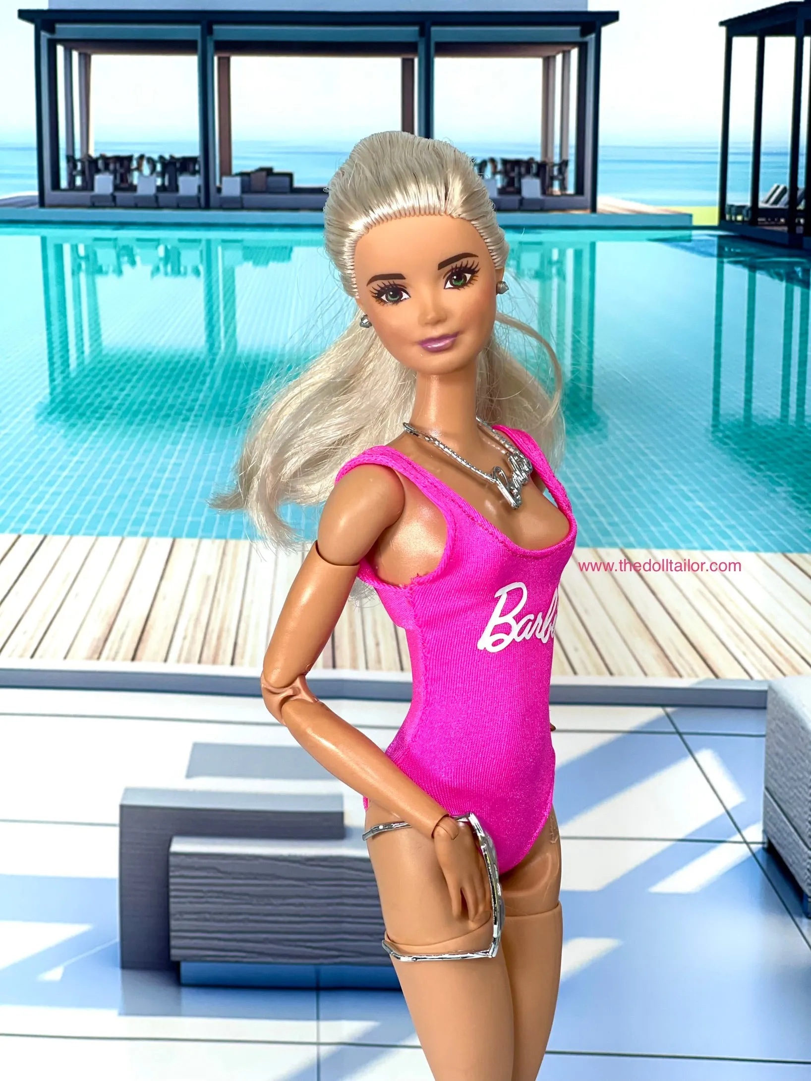 Pink bikini for Barbie doll