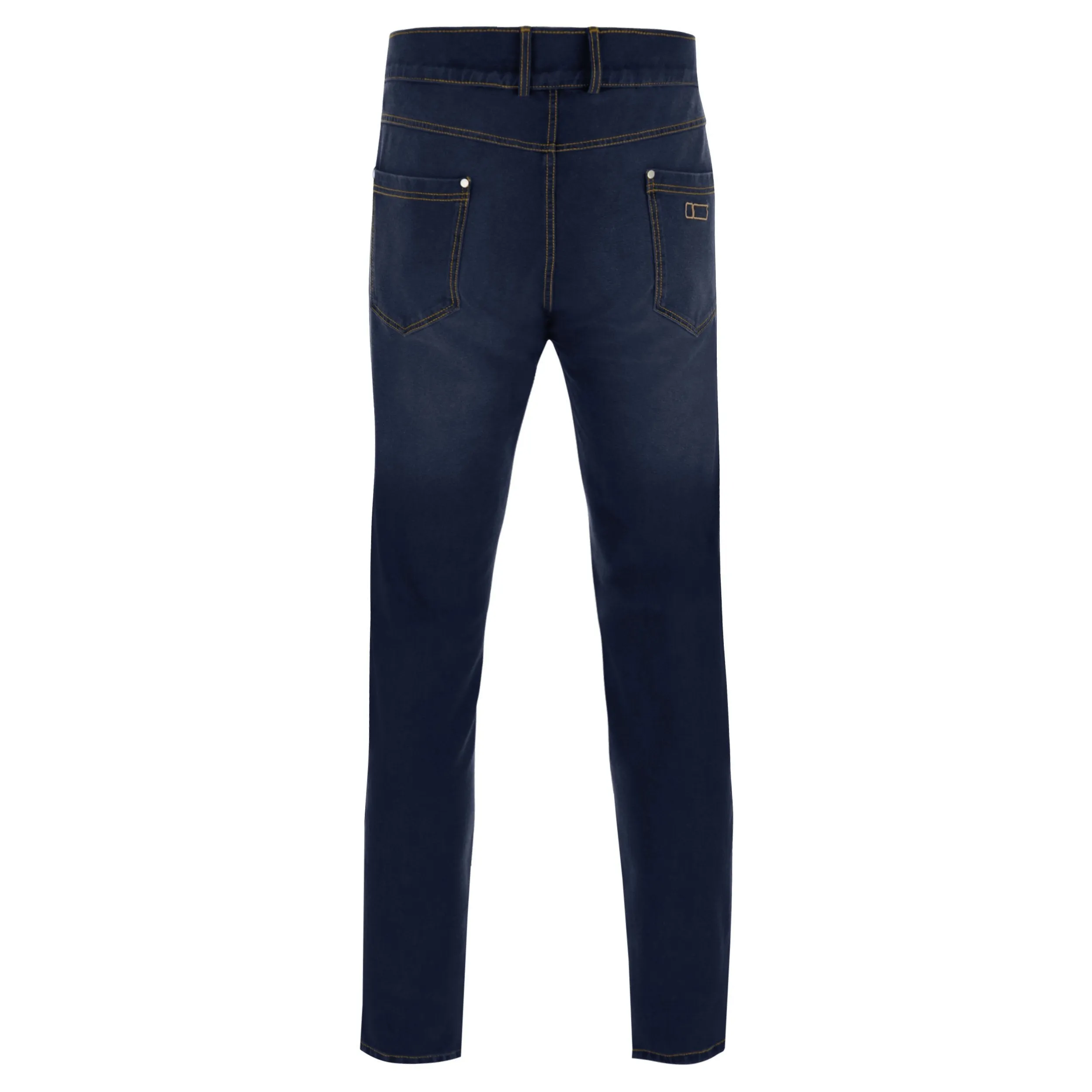 Propant Denim Trouser - Dark Blue   Yellow Stitching