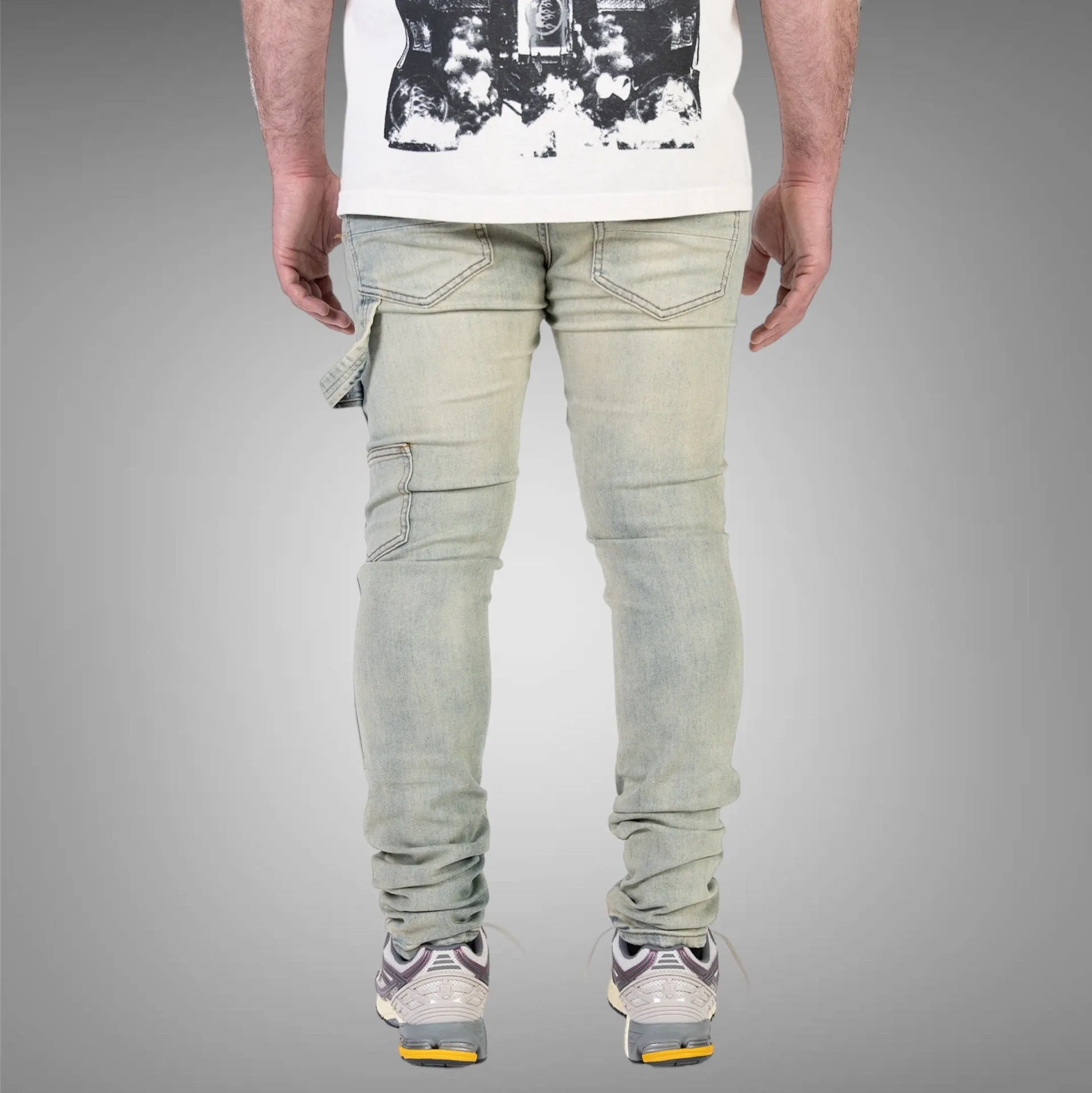 Relapse Jeans RJ skinny Denim sand wash