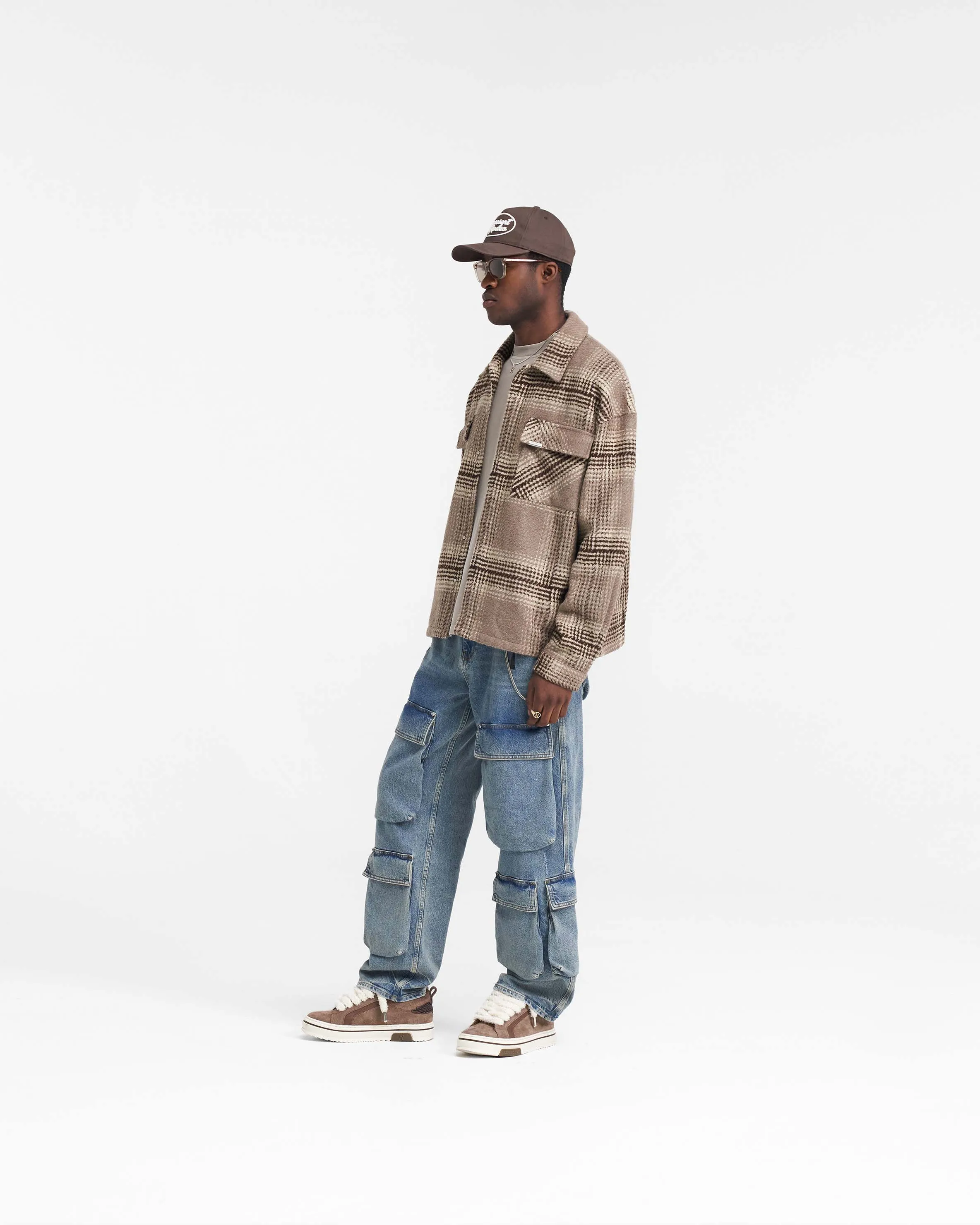 Represent Flannel Shirt - Brown Check