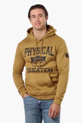 Super Triple Goose Physical Education Print Hoodie - Brown