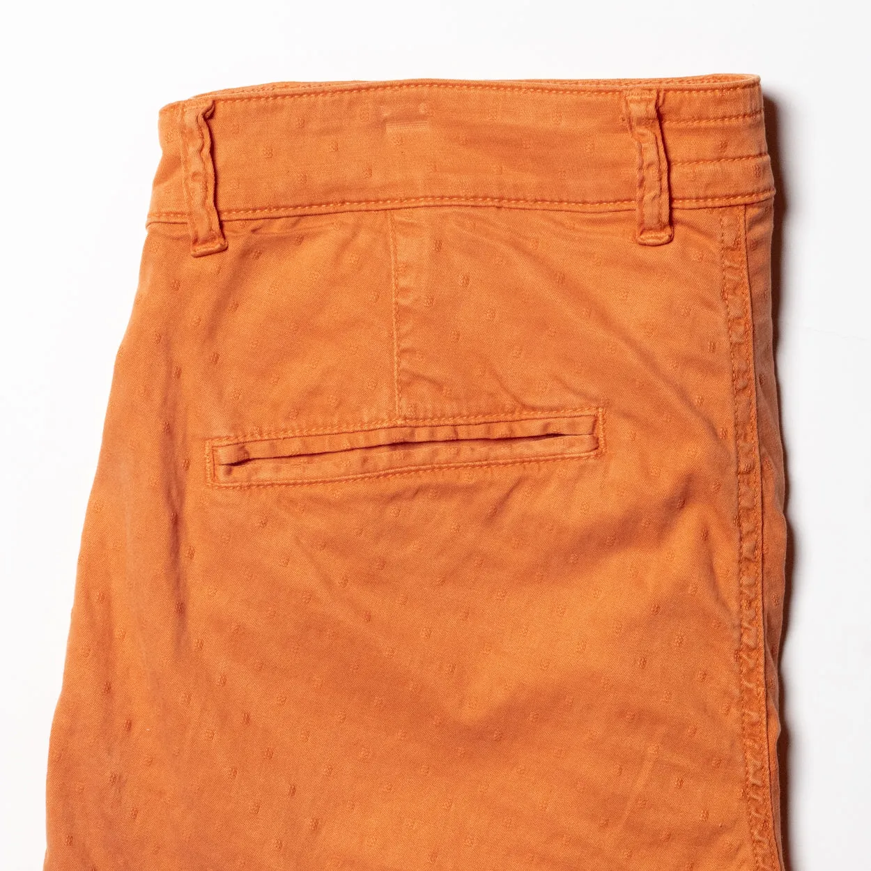 The Bruno Jacquard Shorts - Terra Orange