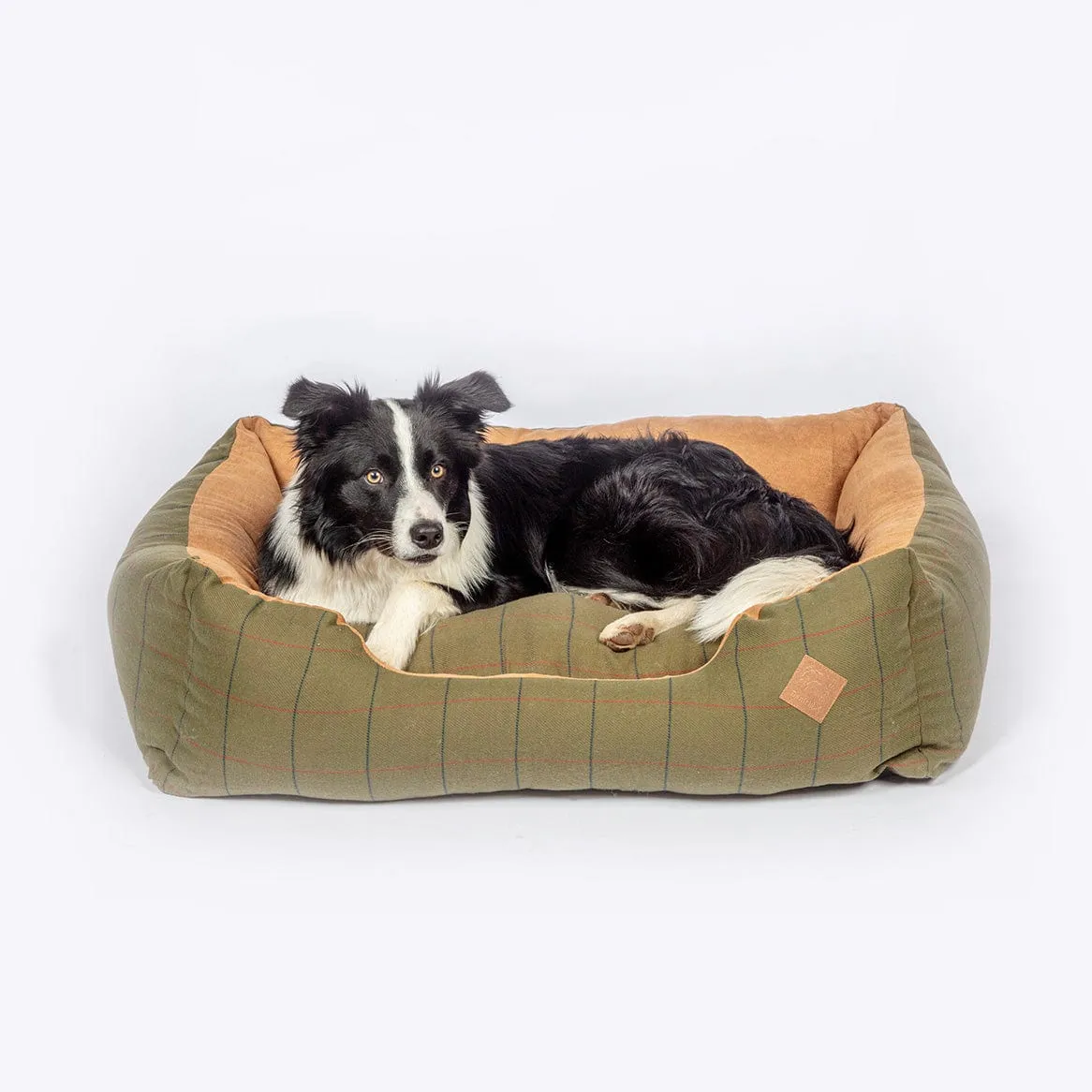 Tweed Snuggle Dog Bed