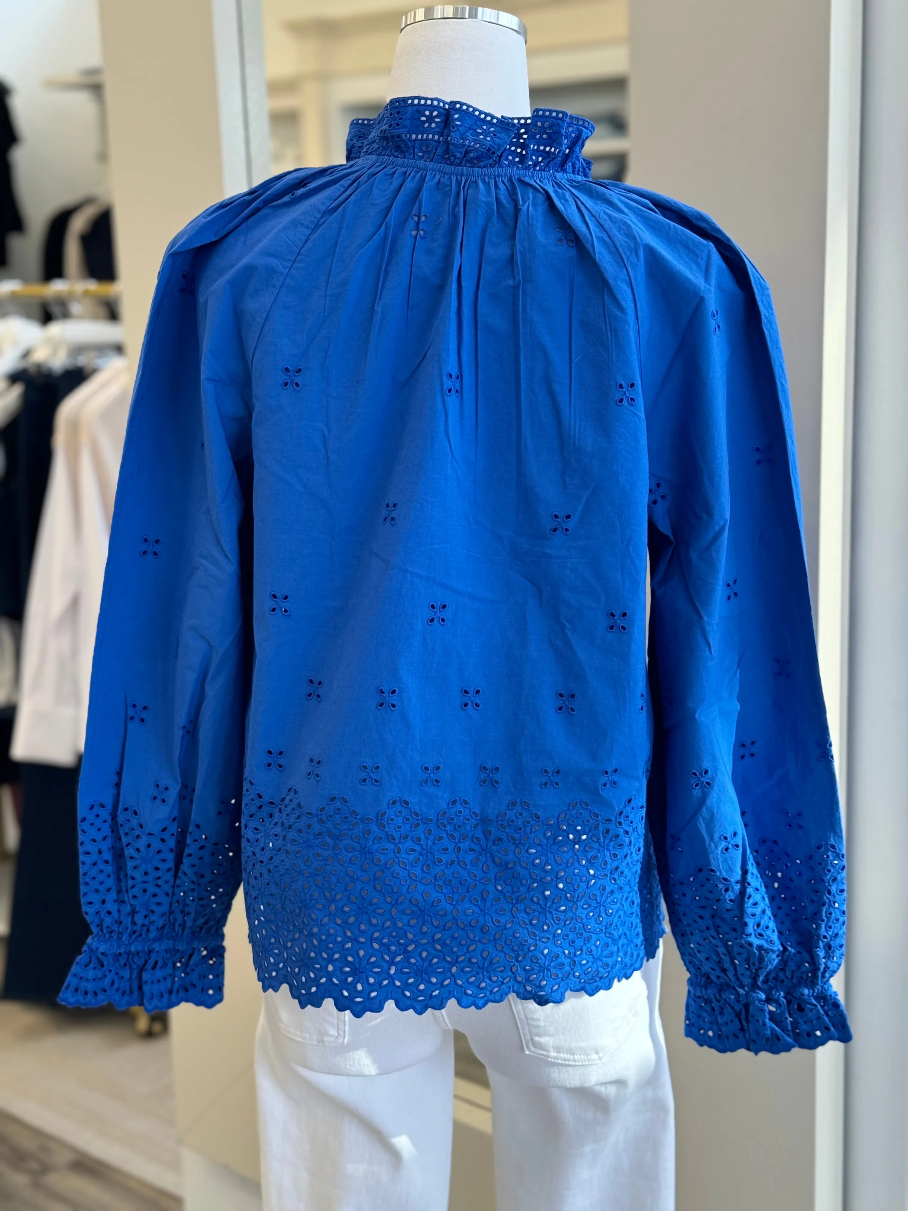 Ulla Johnson - Alora Blouse in Cobalt