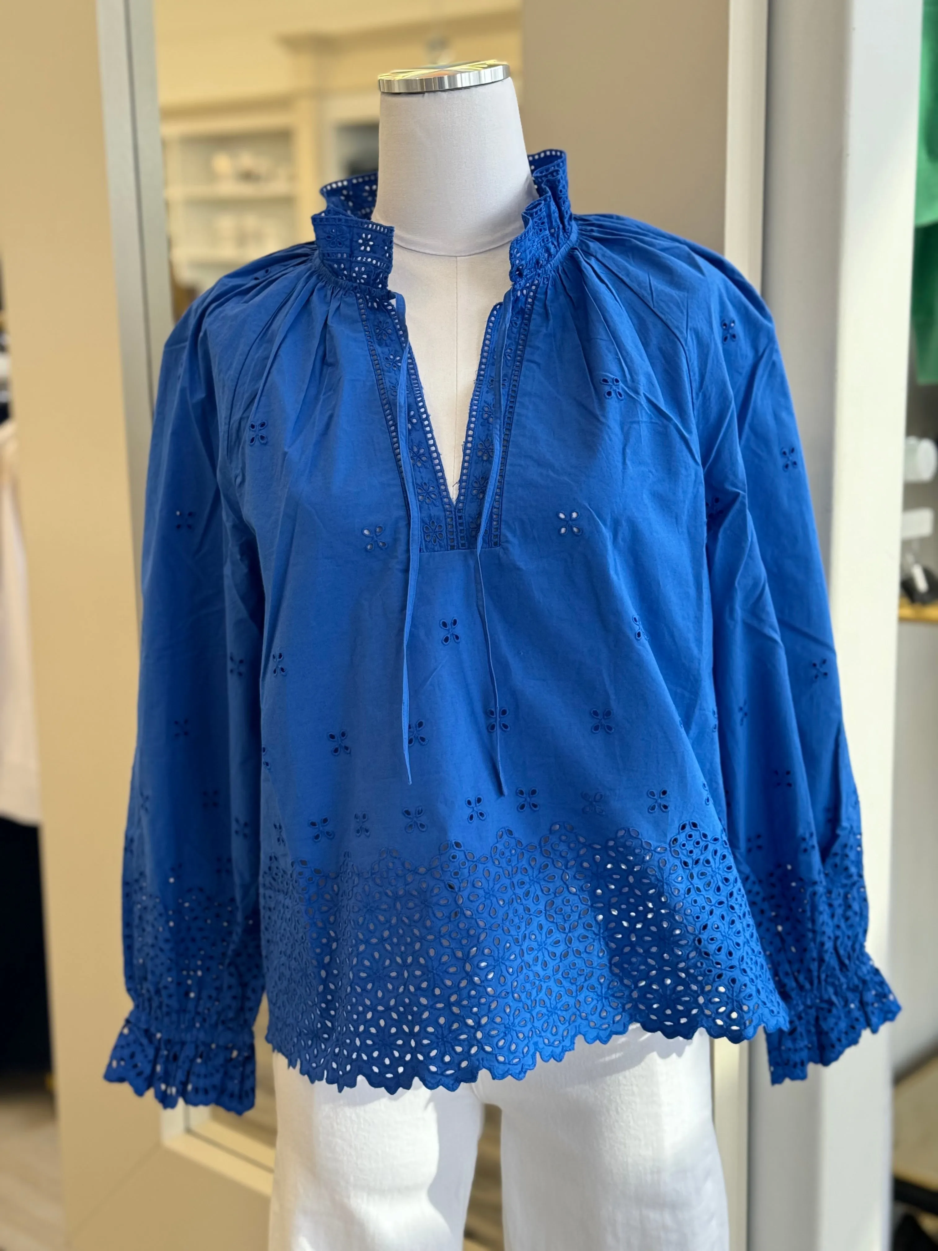 Ulla Johnson - Alora Blouse in Cobalt