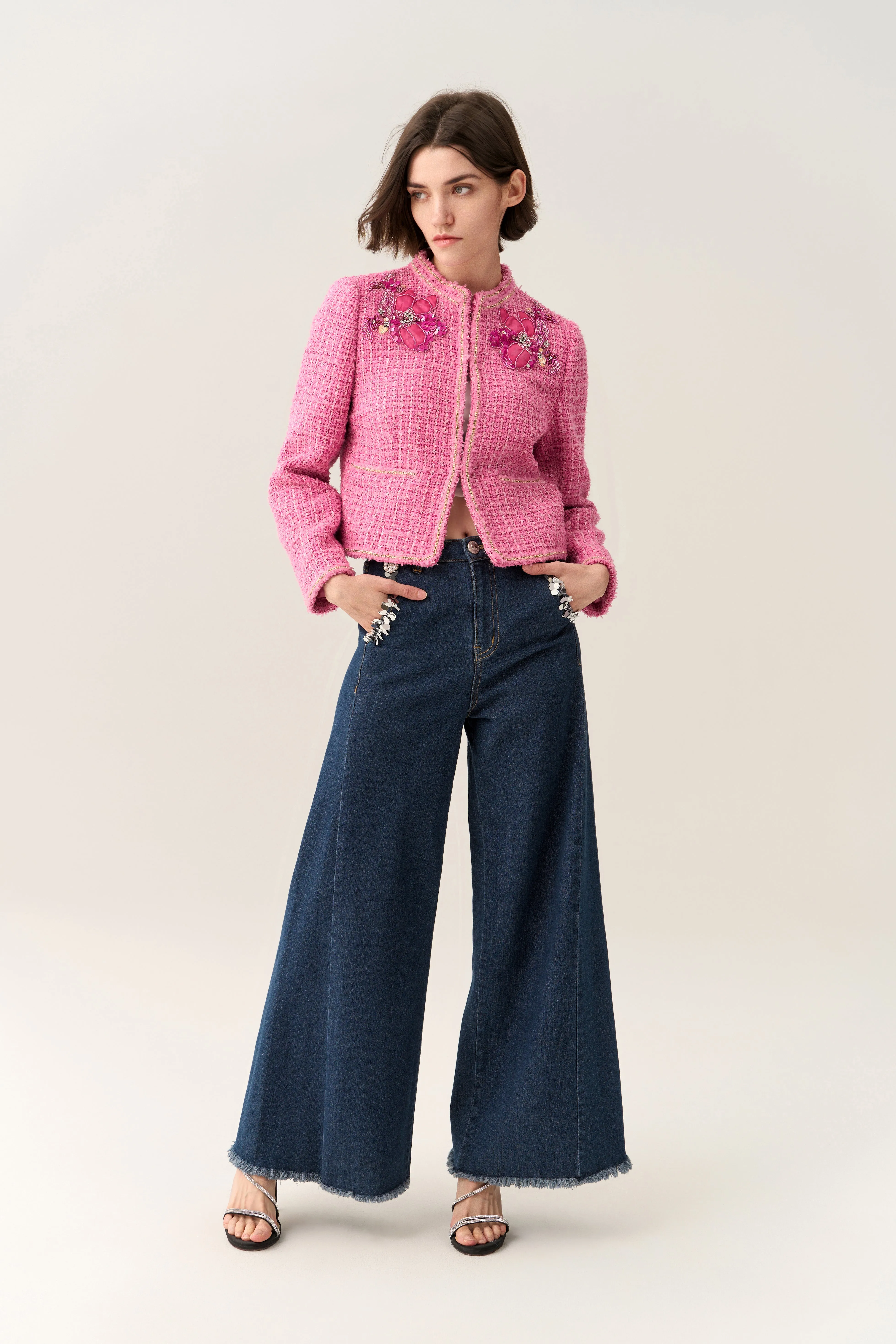 Vibrant Celebrative Cropped Jacket